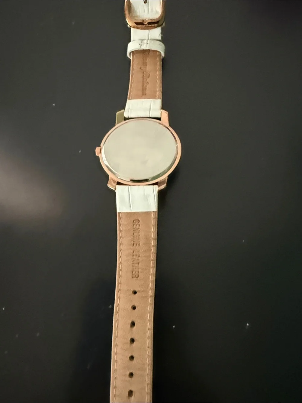 Tommy Bahama White Floral Dial Gold-Tone Women’s Watch